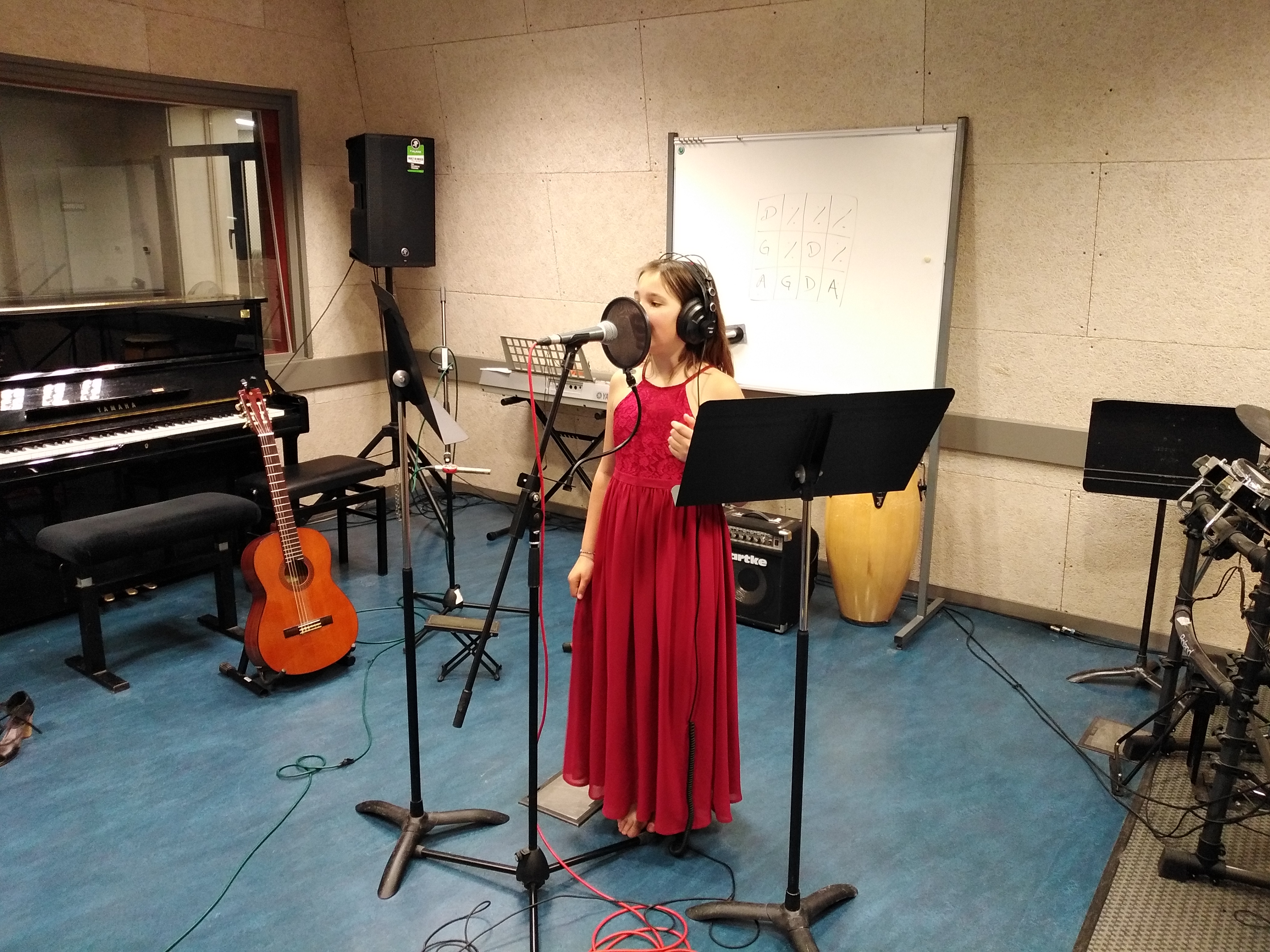 Léonie en studio