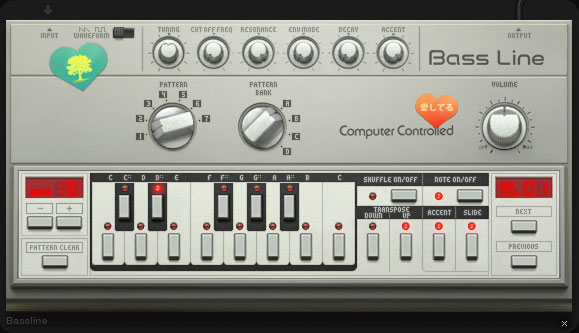 audiotool bassline