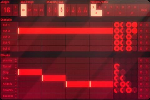 audiotool rasselbock stop, gate et slutter