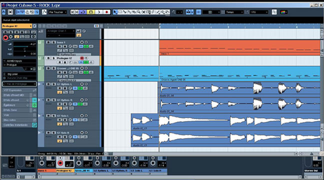 Photo d'arrangement de cubase